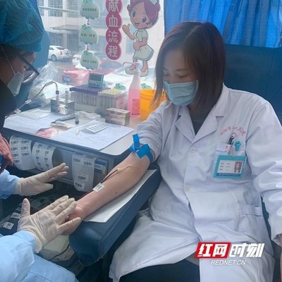 邵阳市第二人民医院:无偿献血,让温暖在寒日流淌